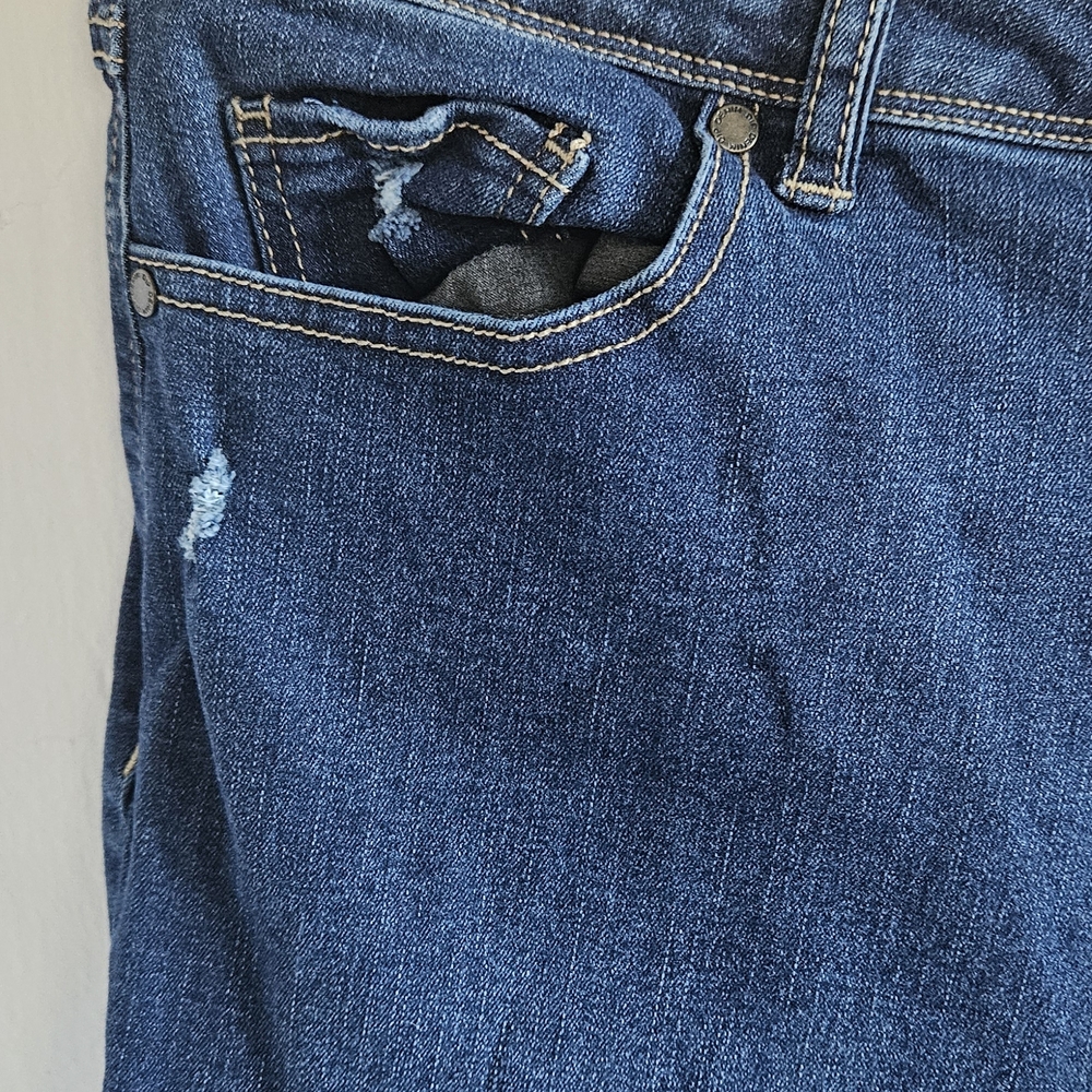 Dip Women's Blue Jeans High Rise Skinny Size 14 - Picture 3 of 7